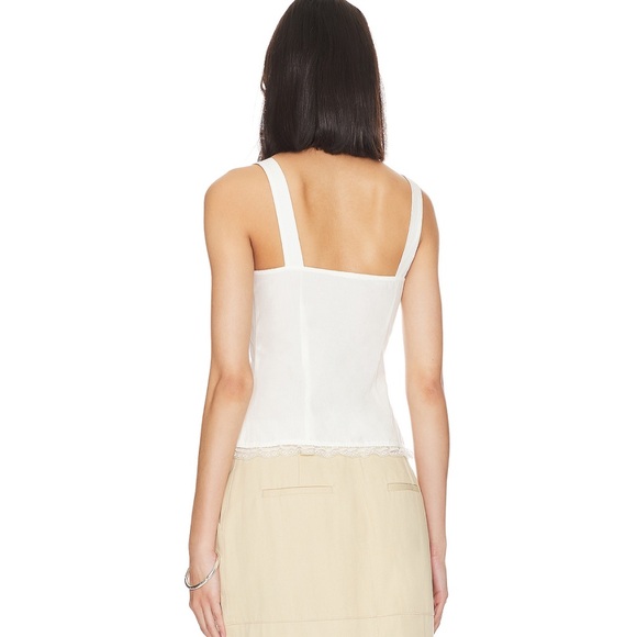 More to Come Cristal tie Top in white size XS - Picture 2 of 6